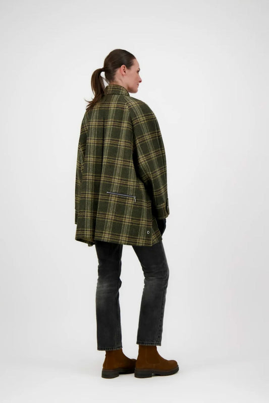 Prêt Pour Partir Astrid Check Wool Coat