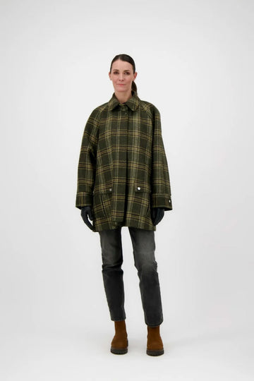 Prêt Pour Partir Astrid Check Wool Coat