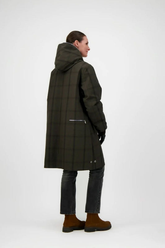 Prêt Pour Partir Barbara Parka Coat Brown Check