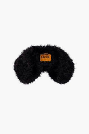 Marfa Stance Faux Fur Collar Black