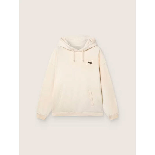 Golden Goose Oversized Unisex Star Hoodie Cream