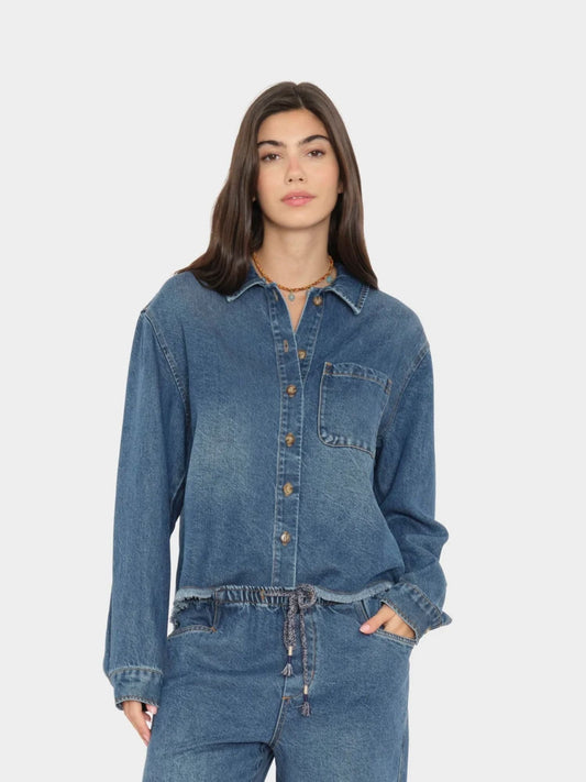 XIRENA Ben Shirt Meridian Blue